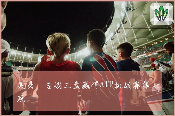 吴易昺苦战三盘赢得ATP挑战赛第七冠